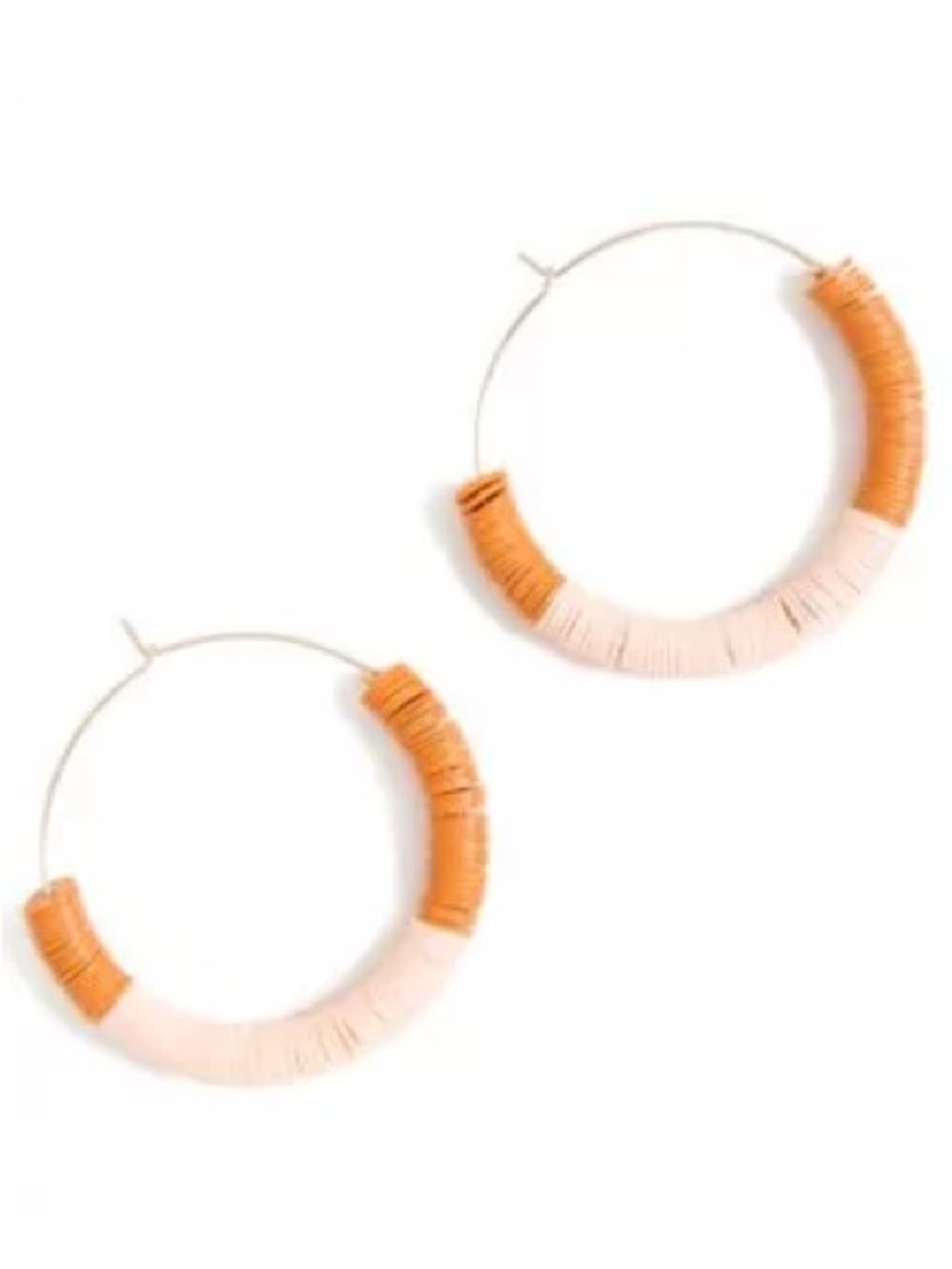 Mai­son Monik Lau­ra Ear­rings in Or­ange/Nude